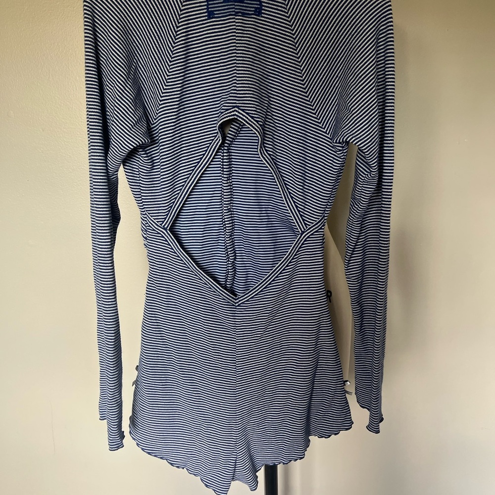 Savage X Fenty Blue Striped Pajama Set - Picture 8 of 10